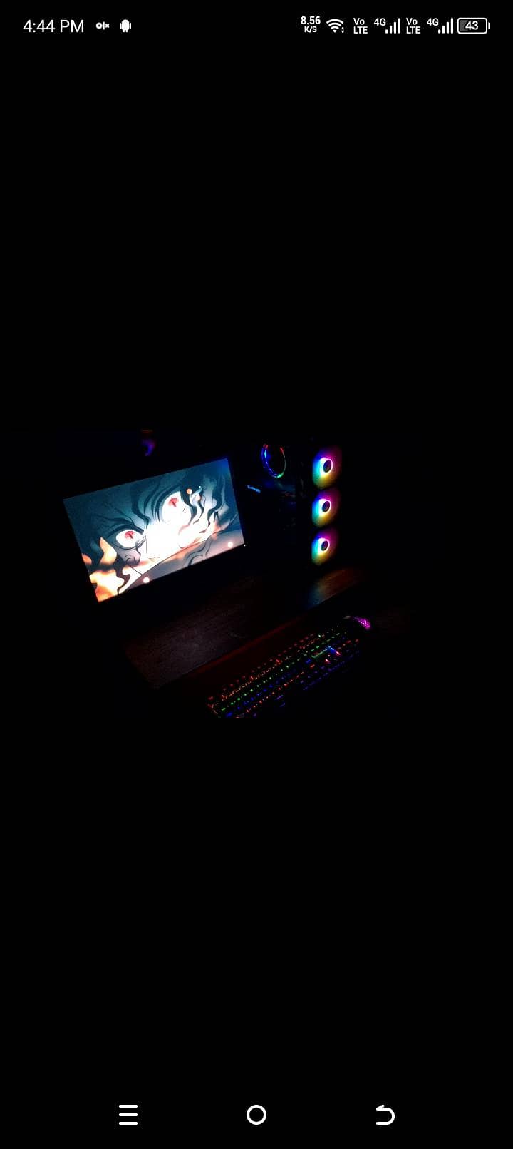 Gaming pc full setup exchange possible 2