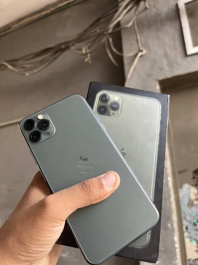 IPHONE 11 pro max physical dual sim pta approved 64gb box available