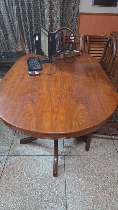 pure wood dining table