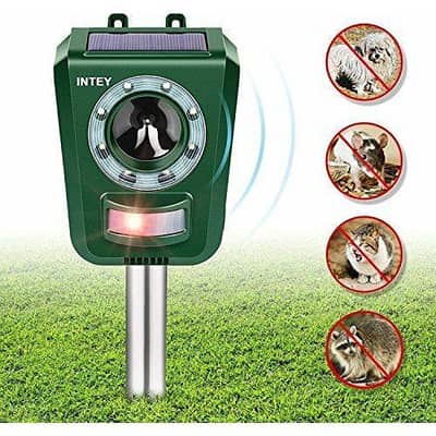 INTEY ultrasonic solar animal repeller