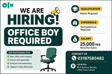 Office boy job