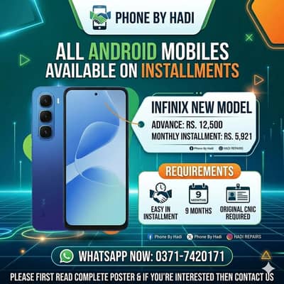 Infinix Hot 60i ( 6/128GB ) Available on Easy Installment