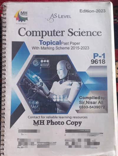 AS Level Computer Science Topical Past Papers 2015-2023