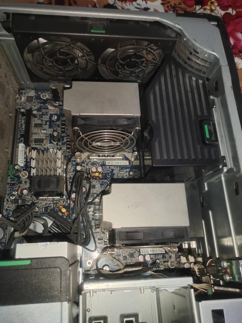 computer cpu workstation dual processor z600 2