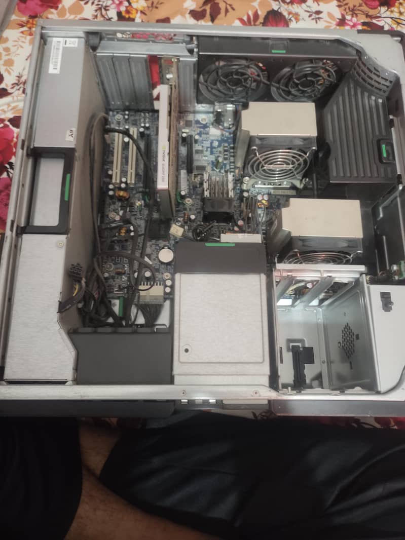 computer cpu workstation dual processor z600 3