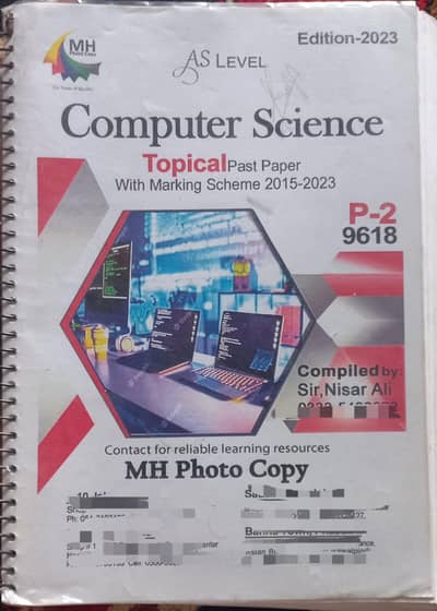 AS Level Computer Science Topical Past Papers 2015-2023 (9618 P2)