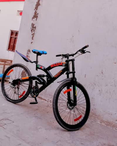 9 gear  all gear working dubble suspension good condition