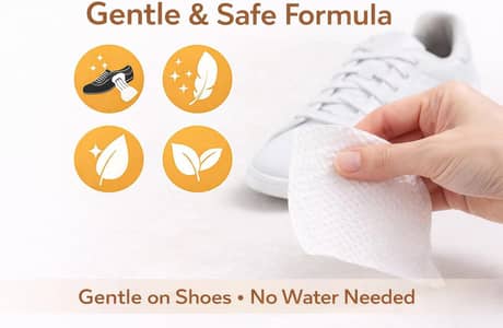 Shoe cleaning wipes