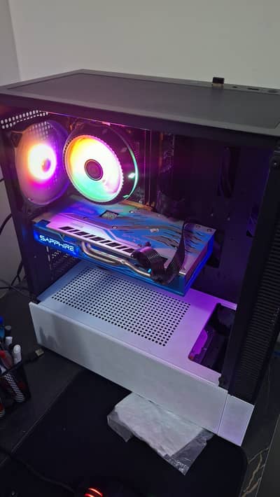 Amd ryzen 5 2600 16gb ram 256ssd 1tbhdd Rx590 8gb with wifi adapter