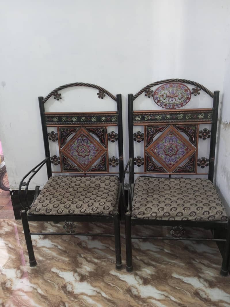 iron sofa set 2
