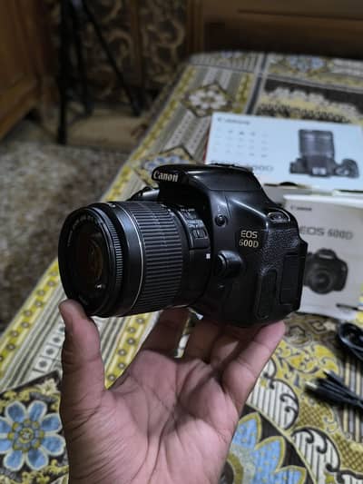 Canon 600D DSLR Camera with 18-55mm Lens Complete Box | 18M