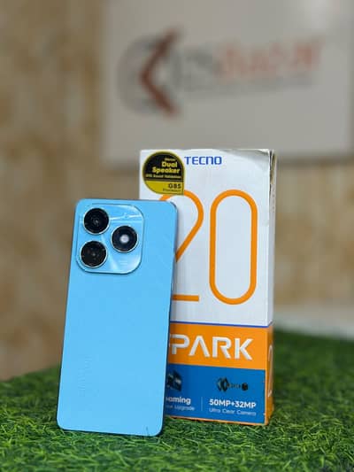 Tecno Spark 20 8gb Ram 256gb Storage With Box & Charger