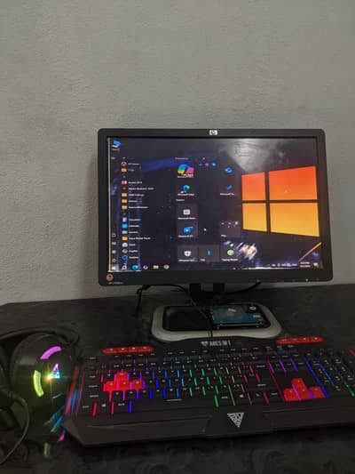 Complete core i5 PC  Setup With RGB Gaming Gear  (SSD +Dual HDD )