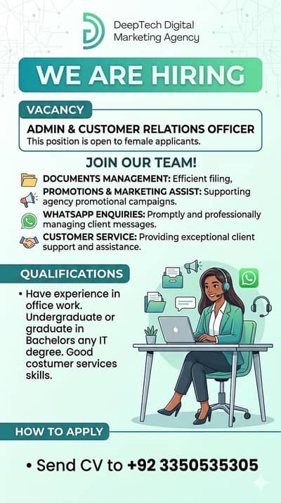 Documents and Client Handling (Female)