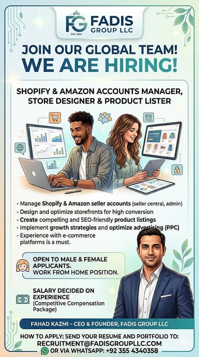 Hiring Persons for my store
