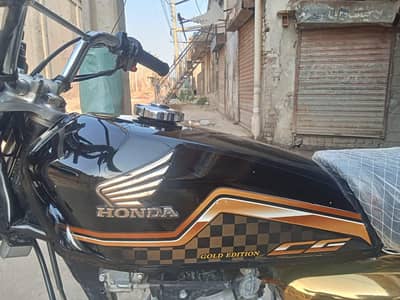 honda CG 125 24 Model Special Gold edition unregistered