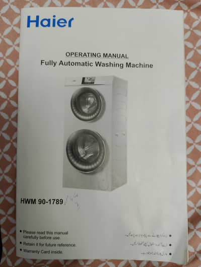 Haier 9KG Automatic Top Load Machine (HWM 90-1789) – 100% Functional