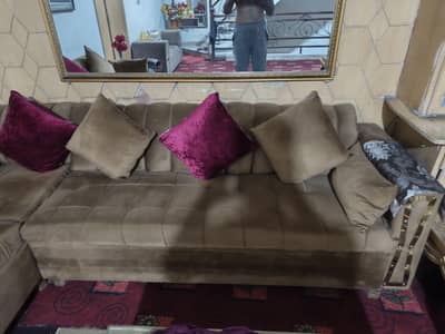 7 seater L. shape sofa set for sale