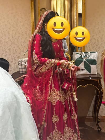 New bridal fresh pink color lehnga.