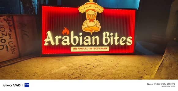 LED Sign Board Design, Acrylic LED Sign Boards Design, Flex Priniting