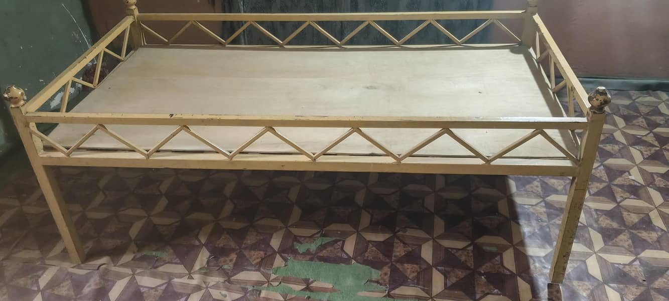 single iron bed 1