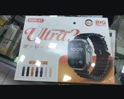 10 01 ultra 3 smart watch 7 strap with metal chain