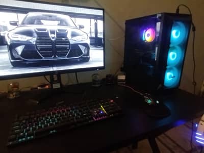 gaming pc with complete accessories