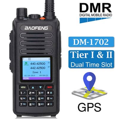 Baofeng DMR-1702 Dual Band Digital Walkie Talkie GPS 1024CH Pro radio