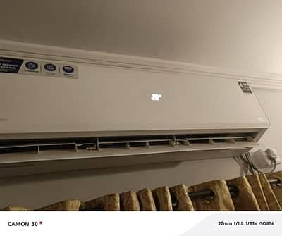 DC inverter AIR CONDITIONER FOR SALE , COMPLETE ACCESSORIES 10/10
