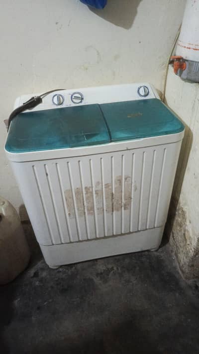 Haier ki washing machin twin machin with drayer