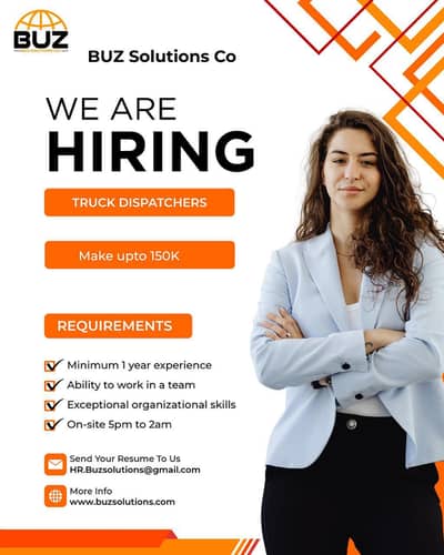 We are Hiring Truck Dispatcher