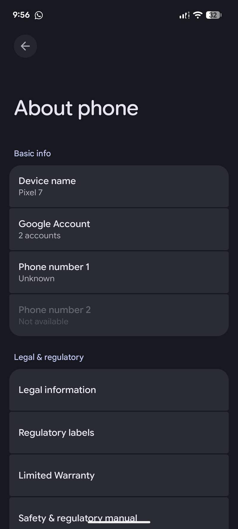 Google Pixel 7 4