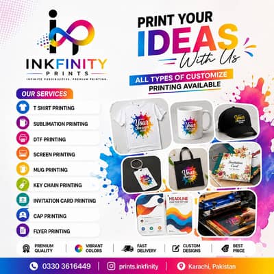 All types of printing services available