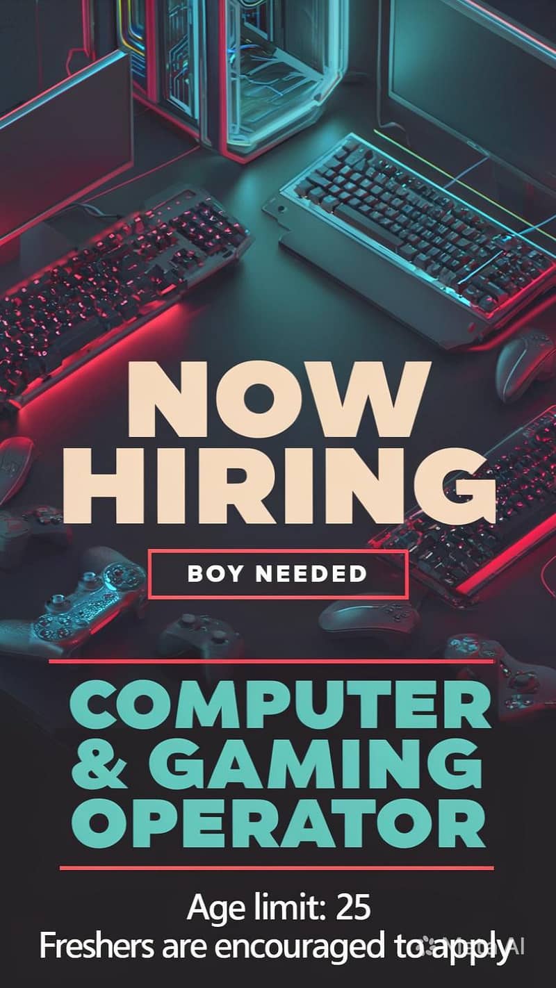 Vr game operator need 0