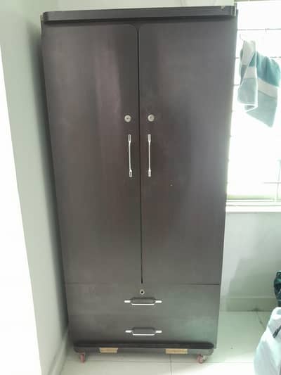 Wooden wardrobe- 2 door (good condition)