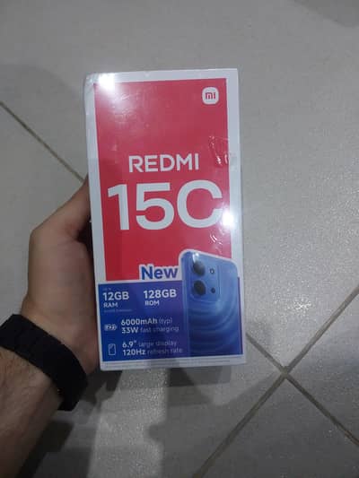 Xiaomi Redmi 15C 6/128 Dual Sim Official PTA Approved Brand New