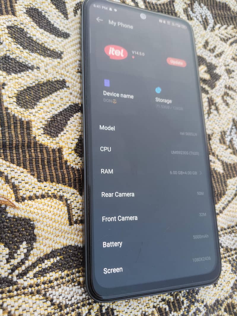 Itel S25 0