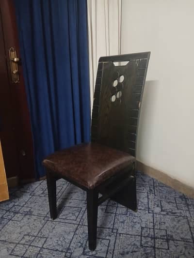 Set of 6 Premium High-Back Dining Chairs [ Excellent Condition]