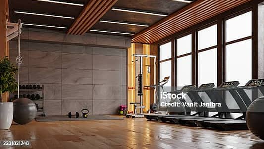 Roof Top Gym Space For Rent With Machine s
