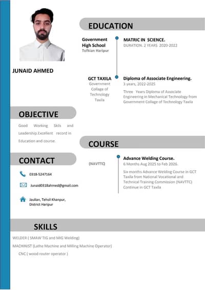 Associates mechanical engineer looking for job