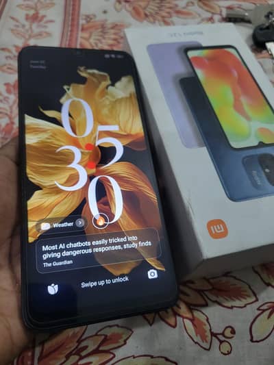 Redmi 12c 4 128 box with charger