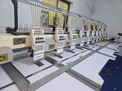 10 head embroidery machine for sale in sialkot
