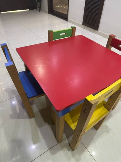 Table and chair