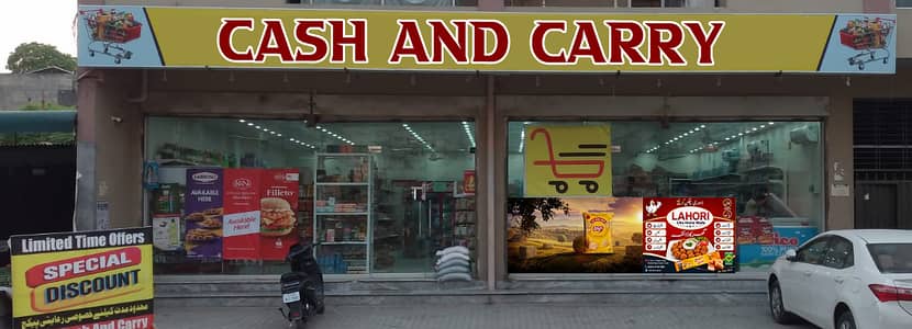 Running Super Mart for Sale! Prime Location in Tajbagh!