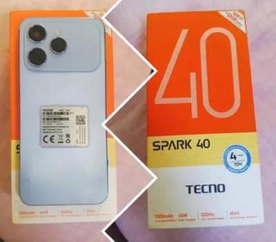 10 month warranty Tecno spark 40