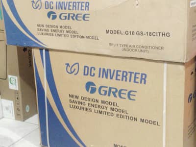 DC inverter Gree 1.5 Ton split type Air Conditioner Hot and Cool