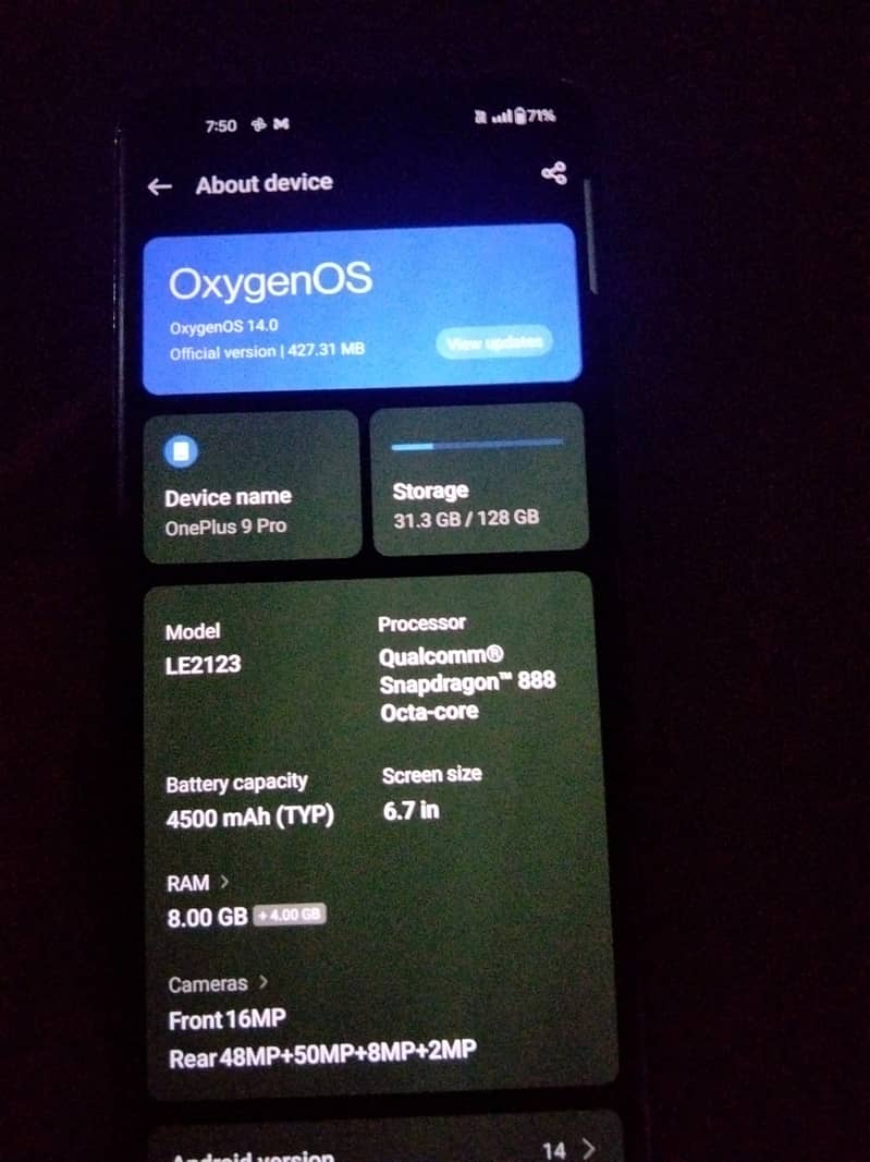 One Plus 9 Pro 7