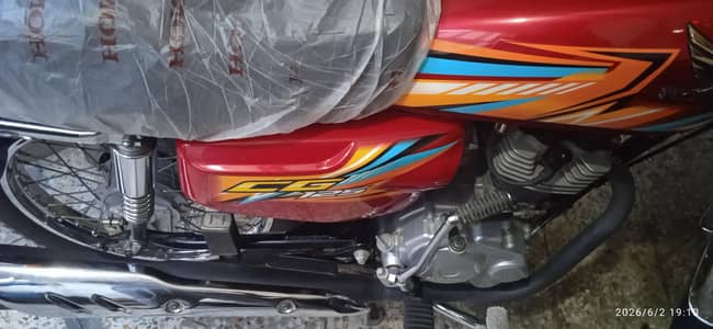 Honda CG 125 2026 Red Colour