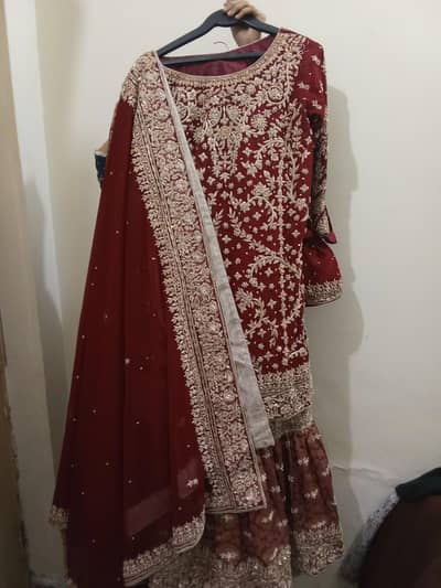 farshi jamawar lehnga