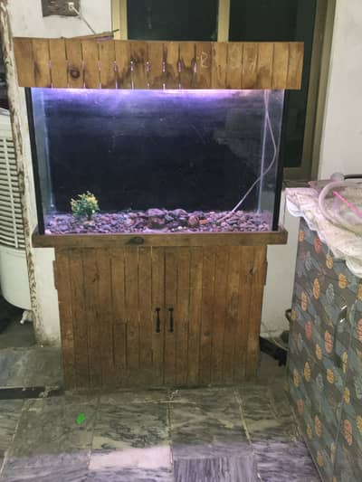 Luxury style Pure Wooden 3 foot 6mm Aquarium